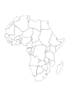 Bilder � fargelegge Afrika