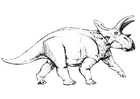 Bilder � fargelegge anchiceratops - dinosaur
