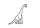Bilder � fargelegge brachiosaurus
