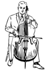 Bilder � fargelegge cello