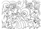julekrybbe - Jesus fødsel