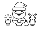 julenissen med barn