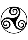 Bilder � fargelegge keltisk symbol