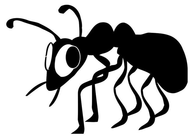 Bilde å fargelegge maur