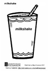 Bilder � fargelegge milkshake