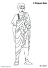 Bilder � fargelegge romersk mann