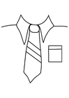 Bilder � fargelegge skjorte med slips