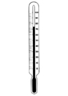 Bilder � fargelegge temperatur - termometer