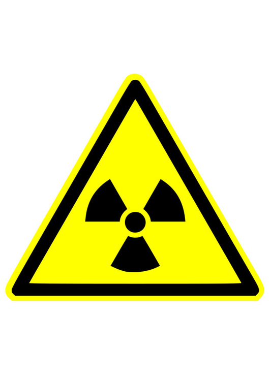 bilde advarsel radioaktivitet