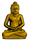 bilder den gylne Buddha