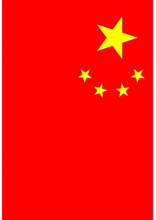 Folkerepublikkens Kinas flagg