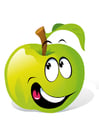 bilder frukt - grønn eple