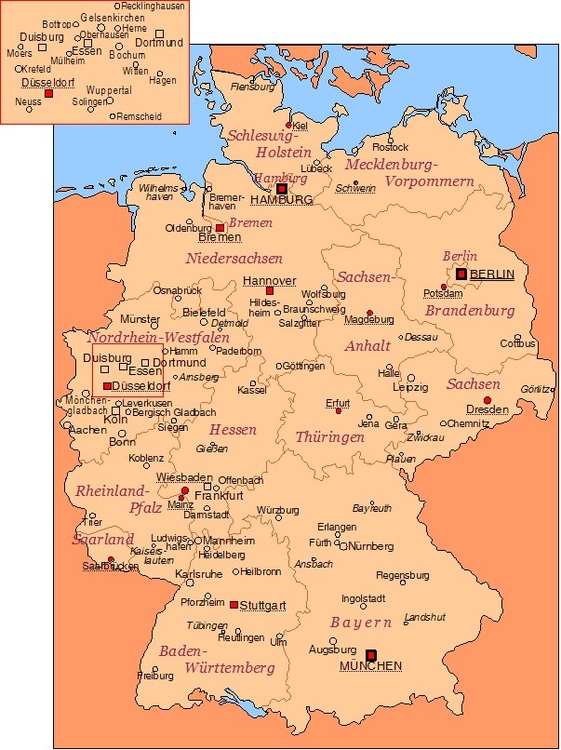 bilde Tyskland - byer