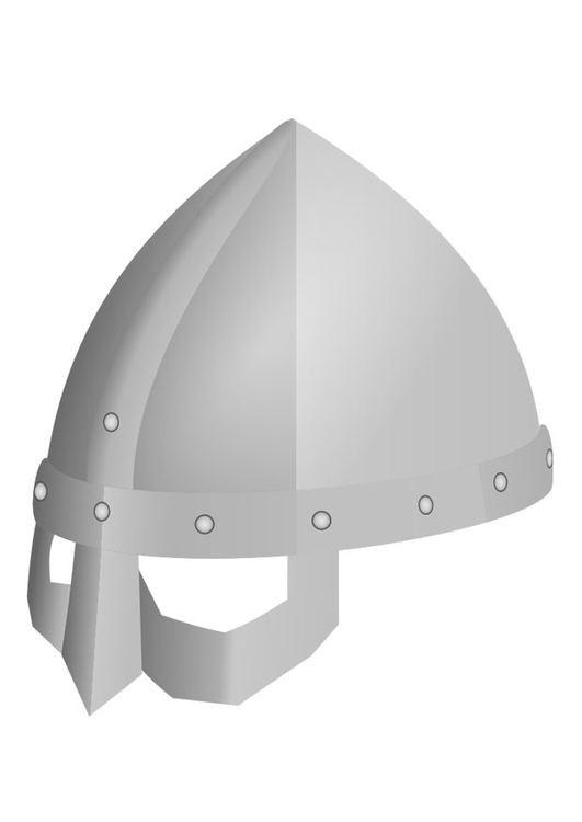 bilde Viking hjelm