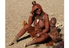 Fotografier Himba-mor med barn