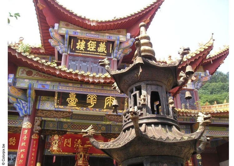 Foto kinesisk tempel