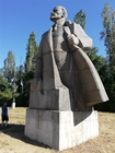 Fotografier Lenin Sofia-statue