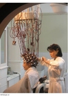 Fotografier rekonstruksjon av frisørsalong