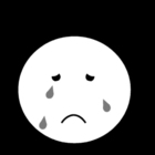 å gråte - trist