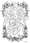 Bilder � fargelegge alver fra Disney