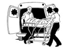 Bilder � fargelegge ambulanse