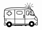 Bilder � fargelegge ambulanse