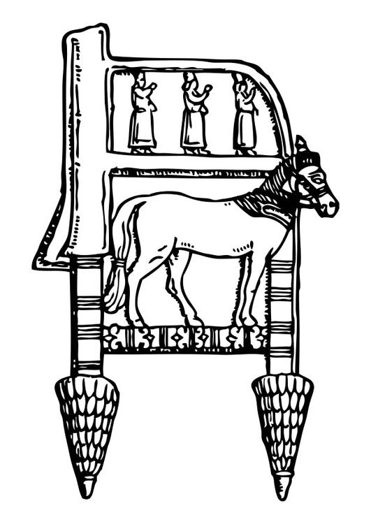 assyrisk stol