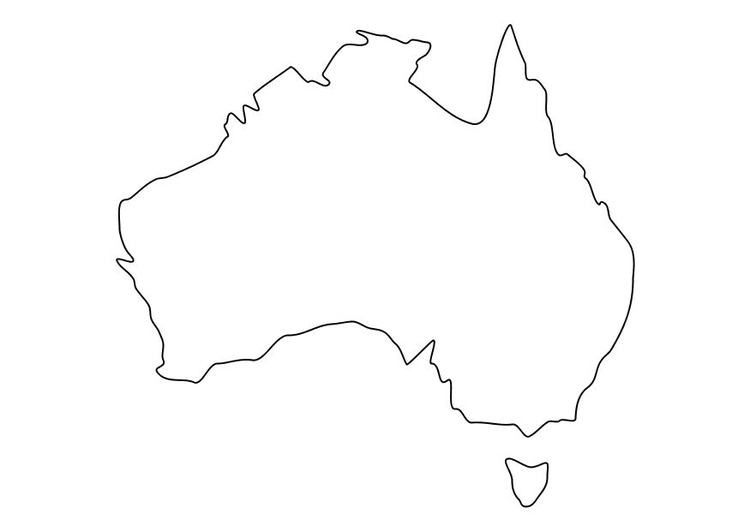Bilde å fargelegge Australia