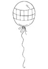 Bilde å fargelegge ballong