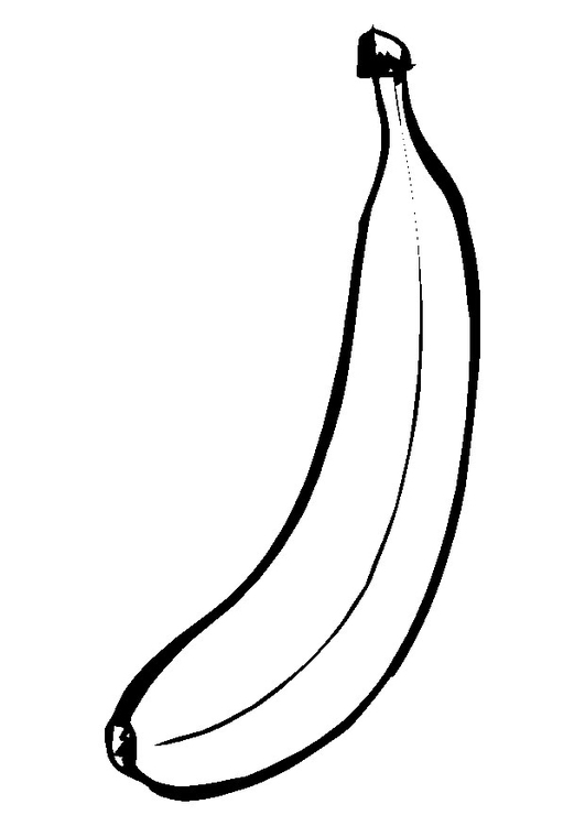 Bilde å fargelegge banan