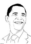 Fargeleggingsbilde barack obama