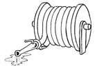 Bilde å fargelegge brannslange