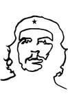 Bilder � fargelegge Che Guevara