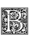 dekorativ alfabet - B