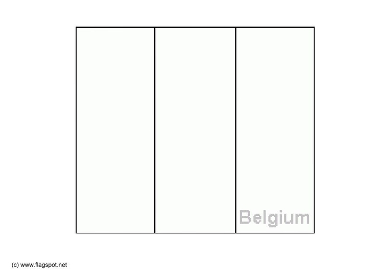 Bilde å fargelegge det belgiske flagget