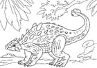 Bilder � fargelegge dinosaur - Ankylosaurus
