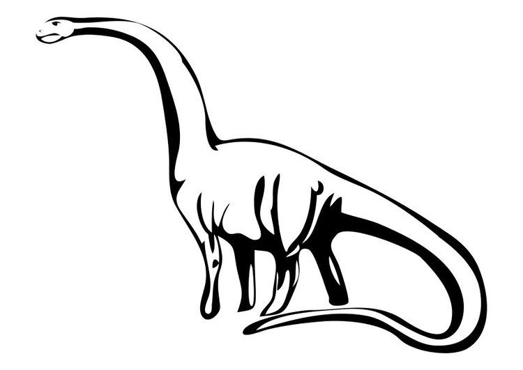 Bilde å fargelegge dinosaur
