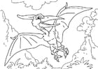 Bilder � fargelegge dinosaur - Pteranodon