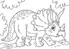 Bilder � fargelegge dinosaur - Triceratops