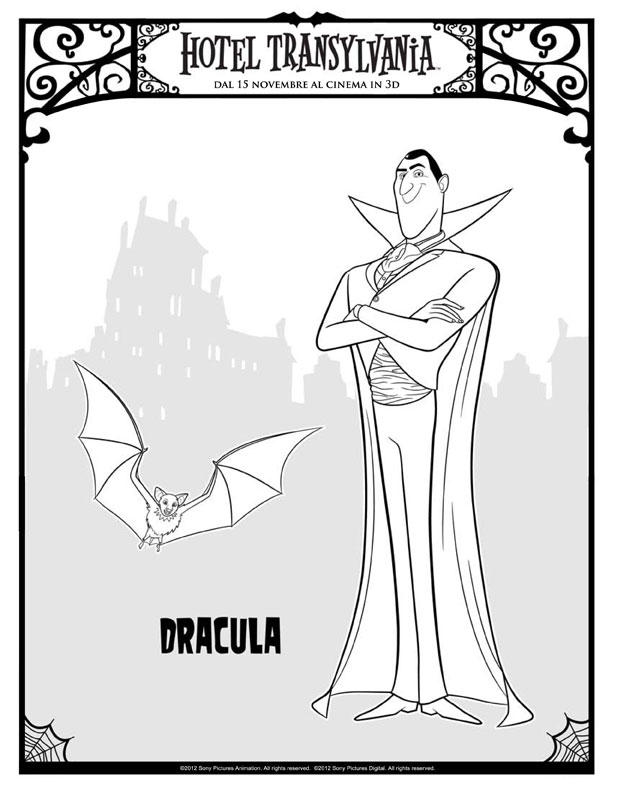 Bilde å fargelegge Dracula