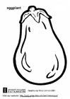 Fargeleggingsbilde eggplante