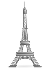 Bilder � fargelegge Eiffeltårnet - Frankrike