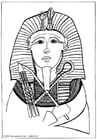 Bilde å fargelegge farao