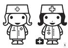 Bilder � fargelegge finn forskjellene - sykepleier