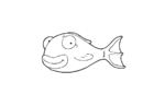 Fargeleggingsbilde fisk