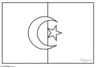 flagg fra Algerie