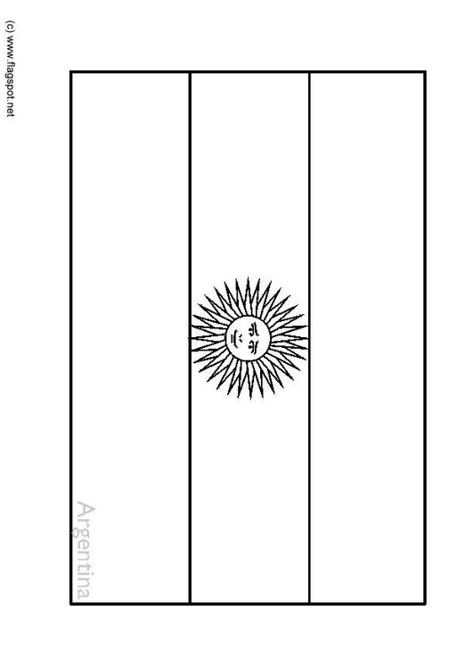 flagg fra Argentina