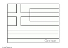 flagg fra Grekenland