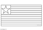 flagg fra Liberia