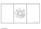 Bilder � fargelegge flagg fra Moldova
